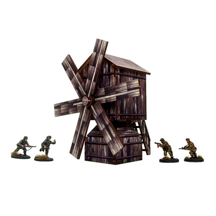 Pre - Painted WW2 Ostfront Village Windmill - Gelände - Micro Art Studio - H00240
