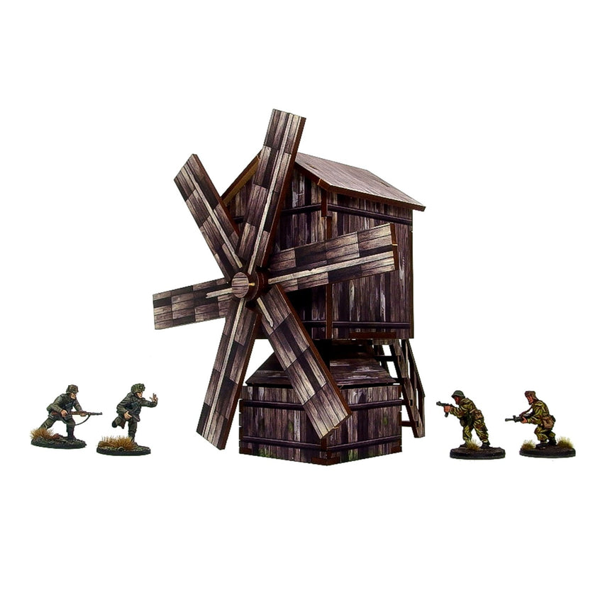 Pre - Painted WW2 Ostfront Village Windmill - Gelände - Micro Art Studio - H00240