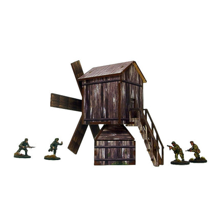 Pre - Painted WW2 Ostfront Village Windmill - Gelände - Micro Art Studio - H00240