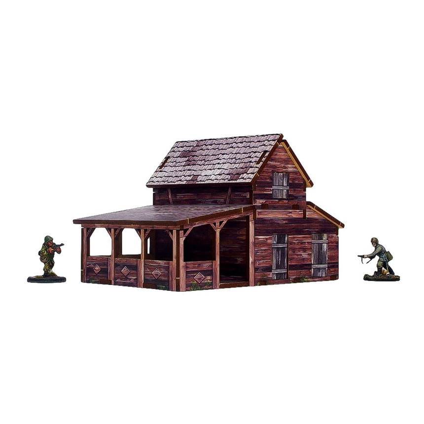 Pre - Painted WW2 Ostfront Village Workshop - Gelände - Micro Art Studio - H00255