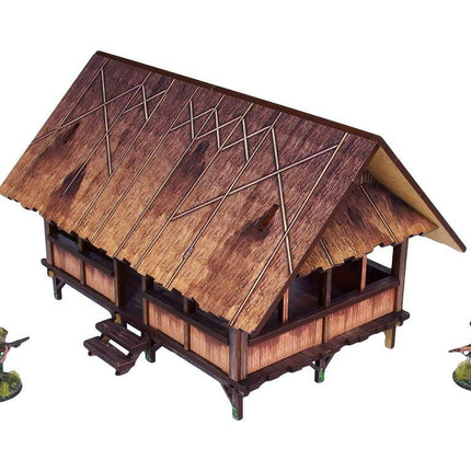Pre - Painted WW2 Pacific Kitchen (1) - Gelände - Micro Art Studio - H00284