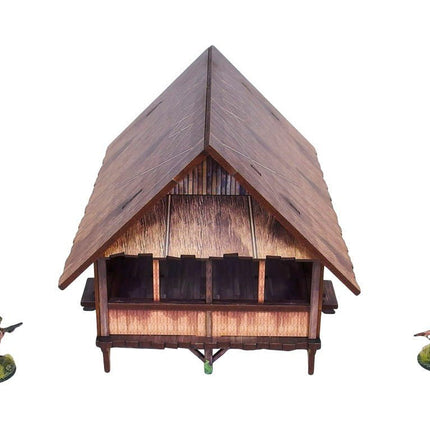 Pre - Painted WW2 Pacific Kitchen (1) - Gelände - Micro Art Studio - H00284