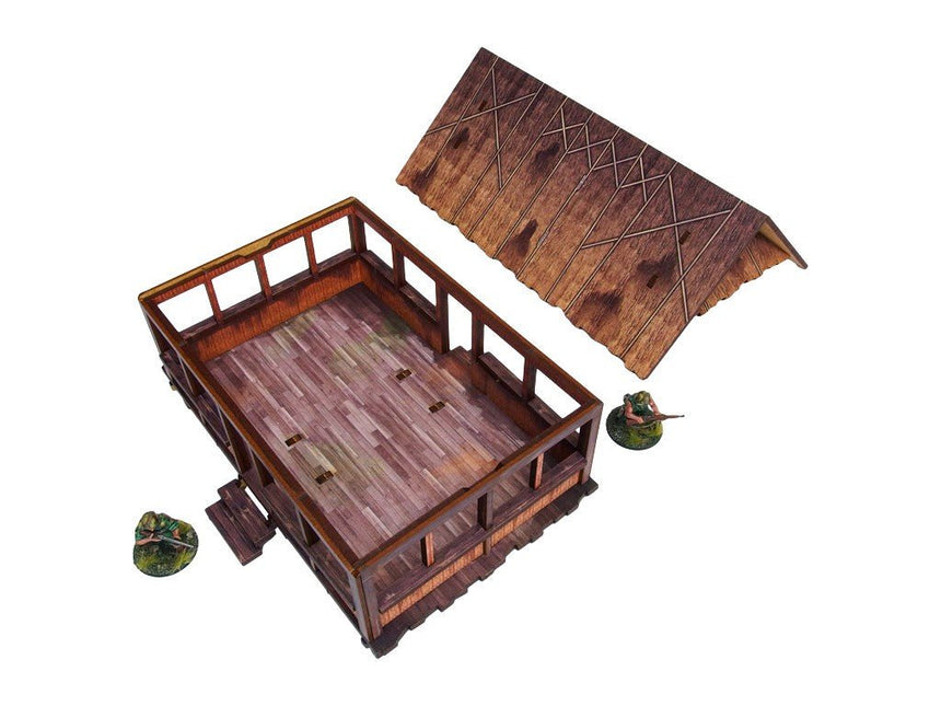 Pre - Painted WW2 Pacific Kitchen (1) - Gelände - Micro Art Studio - H00284