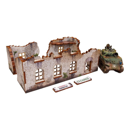 Pre - Painted WW2 Ruin 2 - Gelände - Micro Art Studio - H00216