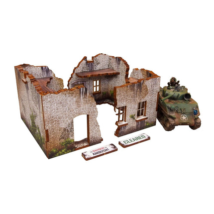 Pre - Painted WW2 Ruin 3 - Gelände - Micro Art Studio - H00217