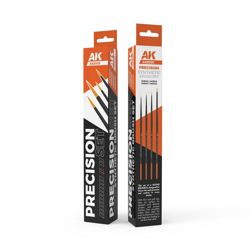 PRECISION BRUSHES SET (4 Pinsel) - Zubehör - AK Interactive - AKB105