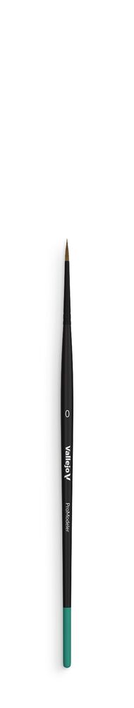 Pro Modeler No. 0 - Rundpinsel (Naturhaar) - Vallejo - B01000 (2)