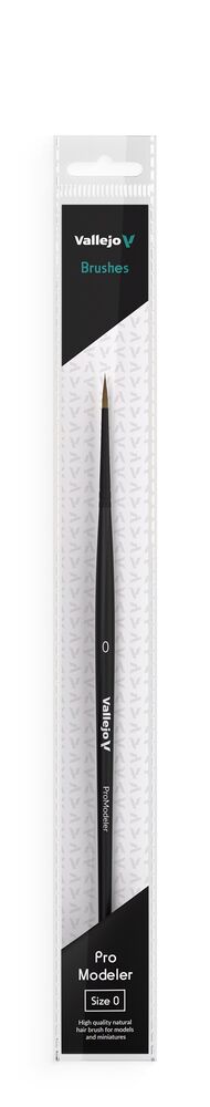 Pro Modeler No. 0 - Rundpinsel (Naturhaar) - Vallejo - B01000