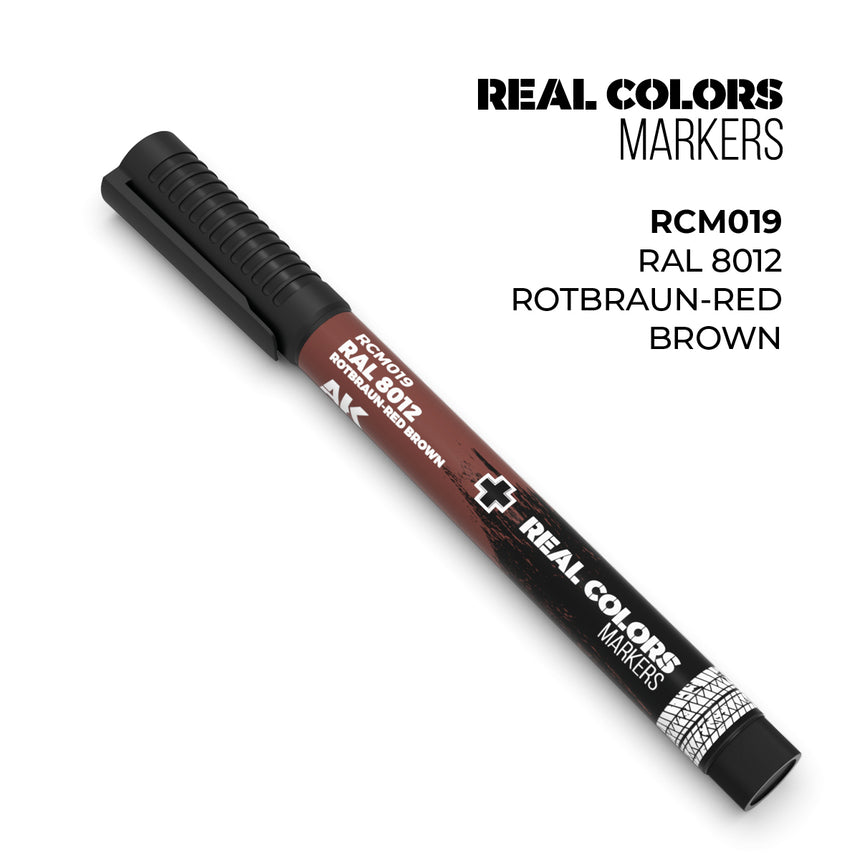 RAL 8012 Rotbraun (Red Brown) - Real Colors Marker