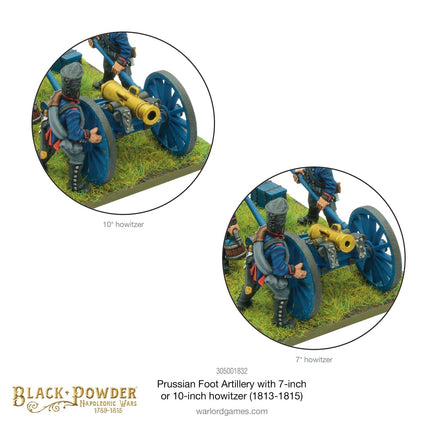 Prussian Foot Artillery with 7 or 10 - inch Howitzer (1813 - 1815) - Artillerie - Warlord Games - 305001832