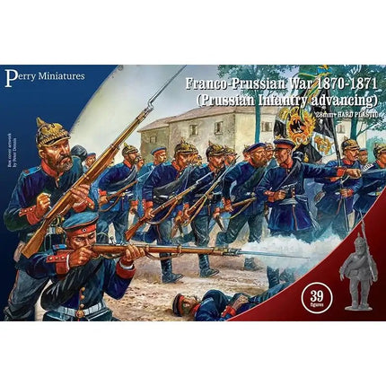 Prussian Infantry Advancing 1870 - 71 - Infanterie - Perry Miniatures - PM-PRU01