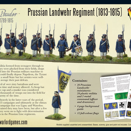 Prussian Landwehr Regiment 1813 - 1815 - Infanterie - Warlord Games - 302012501