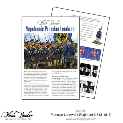 Prussian Landwehr Regiment 1813 - 1815 - Infanterie - Warlord Games - 302012501