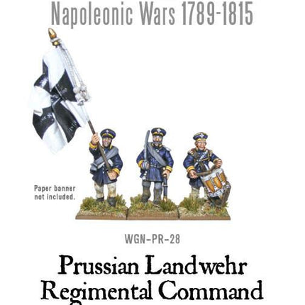 Prussian Landwehr Regimental Command - Infanterie - Warlord Games - WGN-PR-28