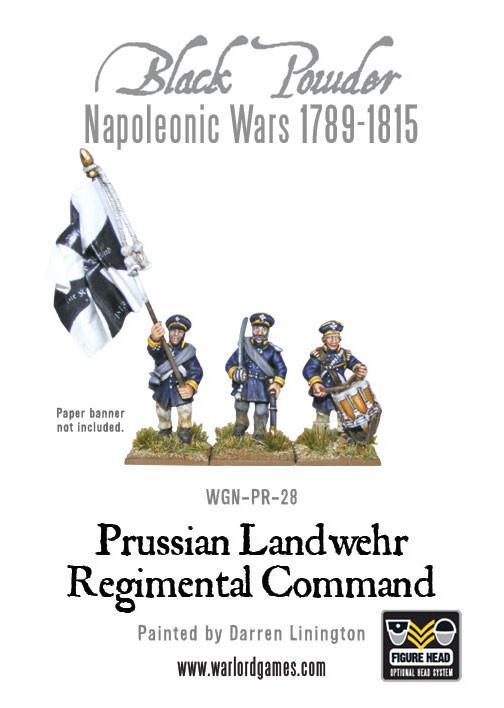 Prussian Landwehr Regimental Command - Infanterie - Warlord Games - WGN-PR-28