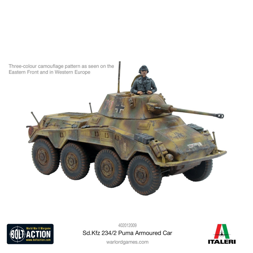 Puma Sd.Kfz 234/2 Puma Armoured Car - Fahrzeuge - Warlord Games - 402012009