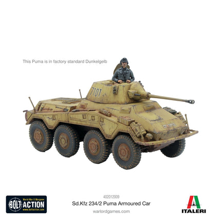 Puma Sd.Kfz 234/2 Puma Armoured Car - Fahrzeuge - Warlord Games - 402012009