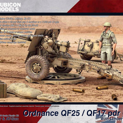 QF25/QF17 Pdr Gun - Artillerie - Rubicon Models UK Ltd - 280115