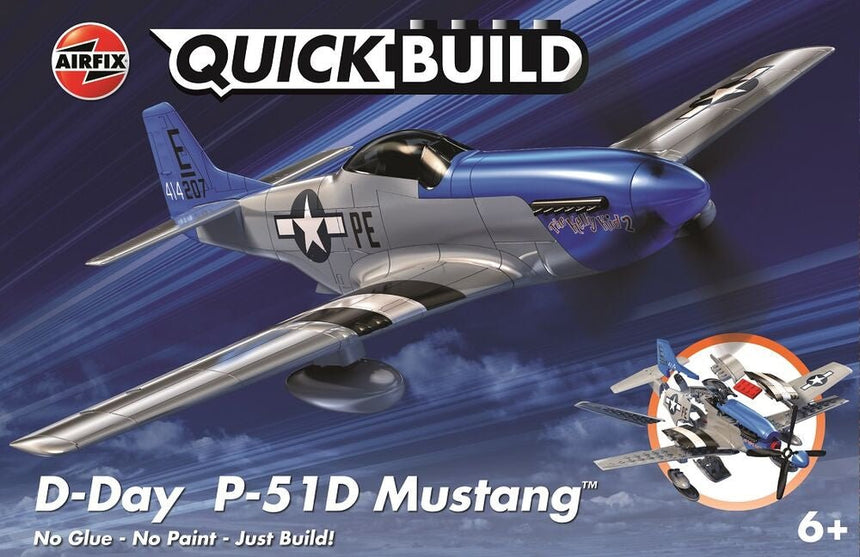 QUICKBUILD D-Day Mustang - Flugzeuge - Airfix - J6046