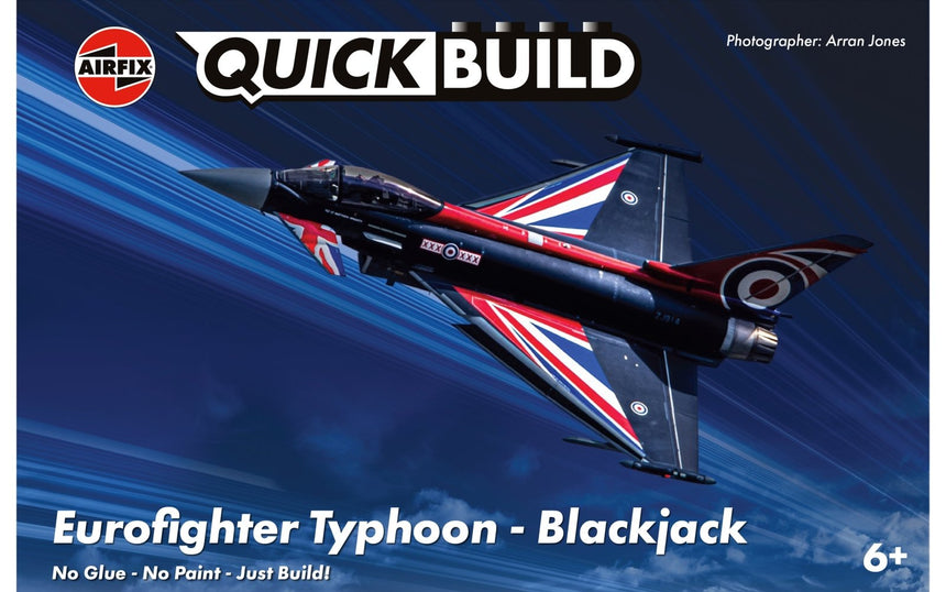 QUICKBUILD Eurofighter Typhoon - Blackjack - Airfix - J6059