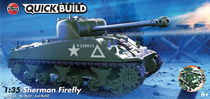 QUICKBUILD Sherman Firefly - Panzer - Airfix - J6042