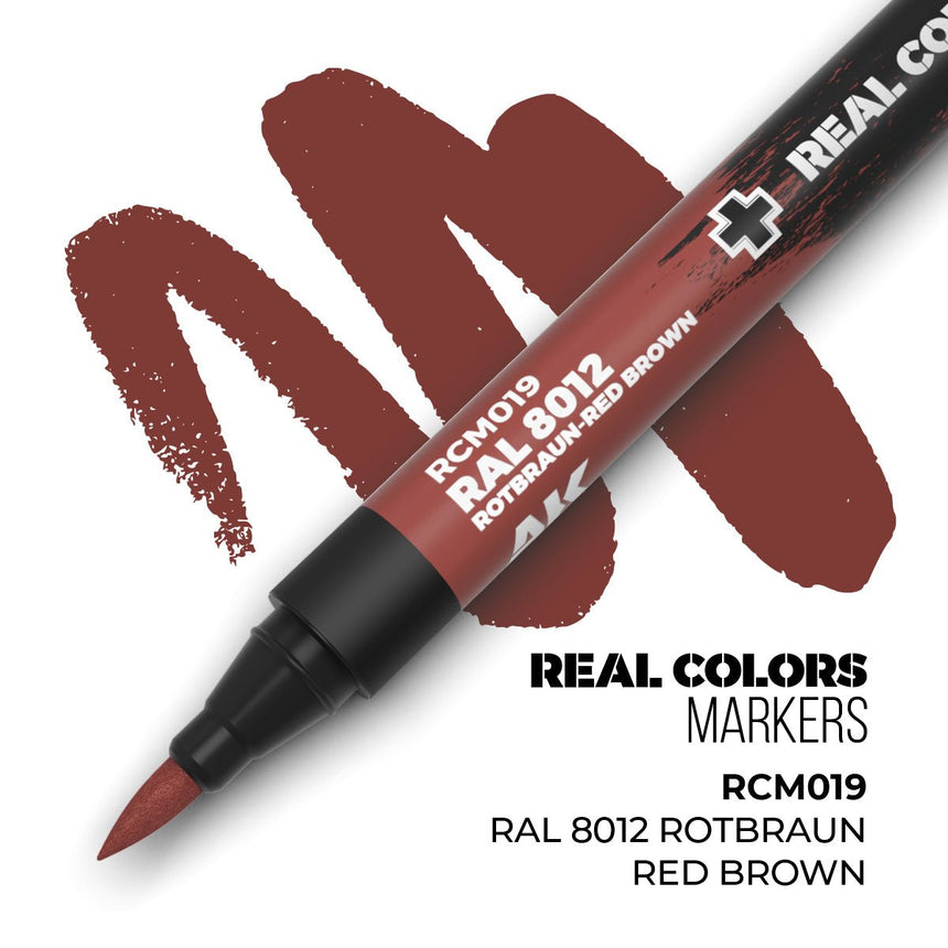 Buy RAL 8012 ROTBRAUN-RED BROWN - RC MARKER online for1,92&euro; | AK-Interactive