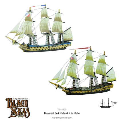 Razeed 3rd Rate & 4th Rate - Schiffe - Warlord Games - 792410020