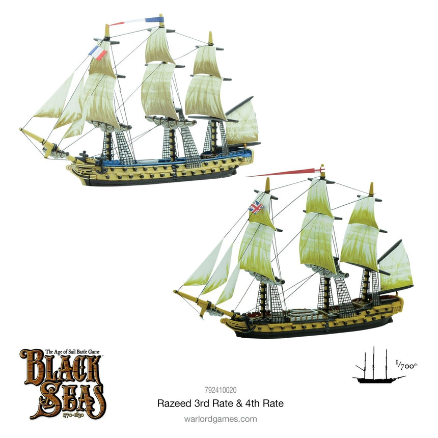 Razeed 3rd Rate & 4th Rate - Schiffe - Warlord Games - 792410020