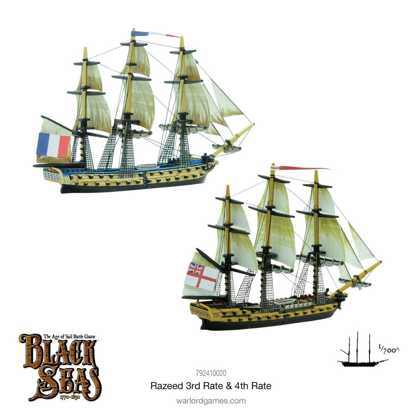 Razeed 3rd Rate & 4th Rate - Schiffe - Warlord Games - 792410020