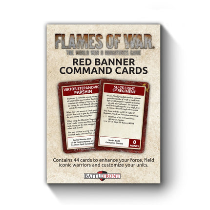 Red Banner Command Cards