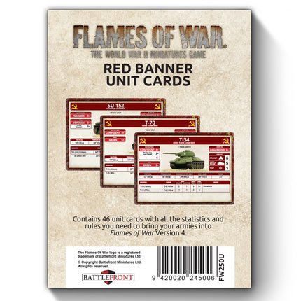 Red Banner Unit Cards