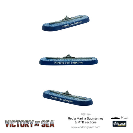 Regia Marina Submarines & MTB Sections - Schiffe - Warlord Games - 743211009