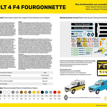 Renault 4 F4 Fourgonnette - Heller - 82700 (4)