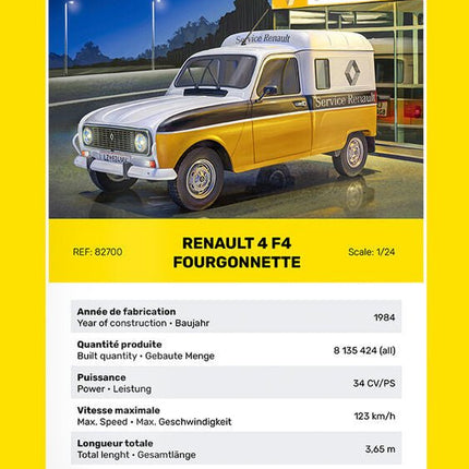 Renault 4 F4 Fourgonnette - Heller - 82700 (10)