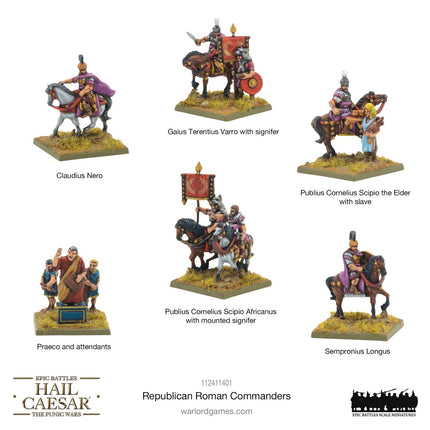 Republican Roman Commanders - Sonder - /Einzelmodelle - Warlord Games - 112411401