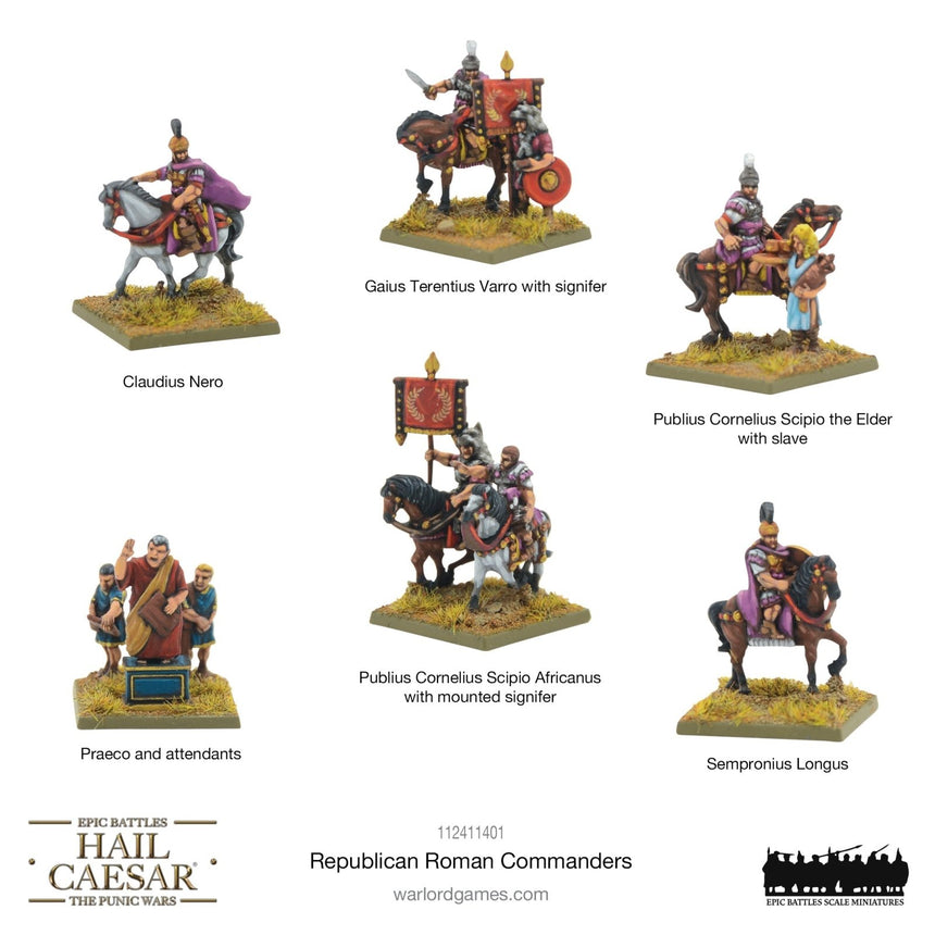 Republican Roman Commanders - Sonder - /Einzelmodelle - Warlord Games - 112411401