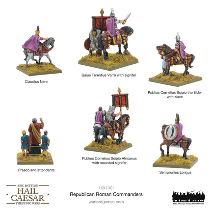 Republican Roman Commanders - Sonder - /Einzelmodelle - Warlord Games - 112411401