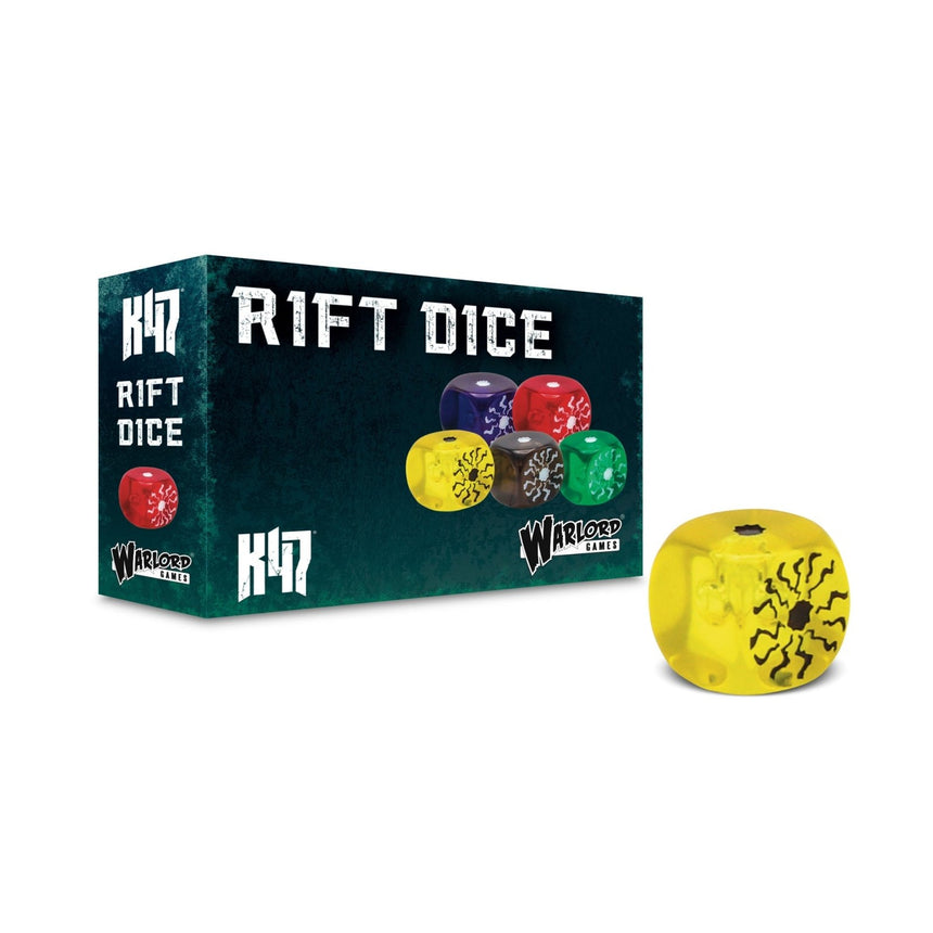 Rift Würfel / Rift Dice Konflikt '47 - Yellow - Zubehör - Warlord Games - 452610005