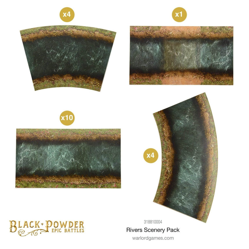 Rivers Scenery Pack - Gelände - Warlord Games - 318810004