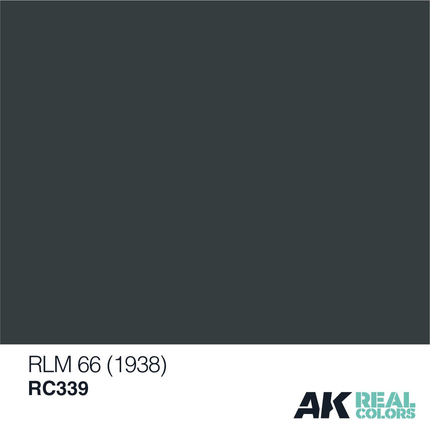 RLM 66 (1938) - Real Colors (10 ml) - AK Interactive - RC339 (2)