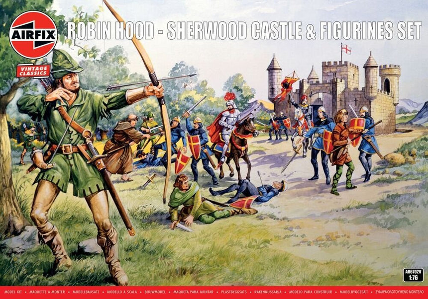 Robin Hood - Sherwood Castle & Figurines Set - Infanterie - Airfix - A06702V