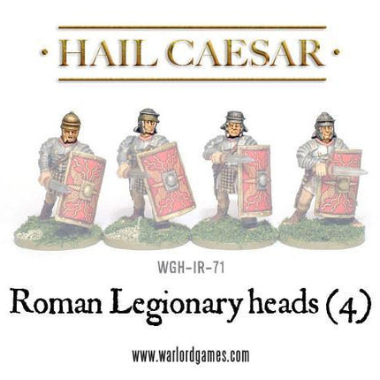 Roman Legionary heads (4)