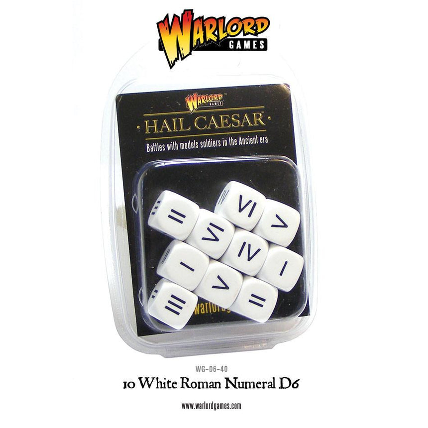 Roman Numeral Dice - Zubehör - Warlord Games - WG-D6-40