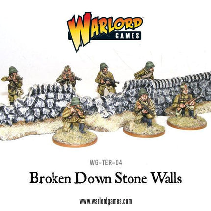 Rorke's Drift - Damaged Stone Walls - Gelände - Warlord Games - WG-TER-04