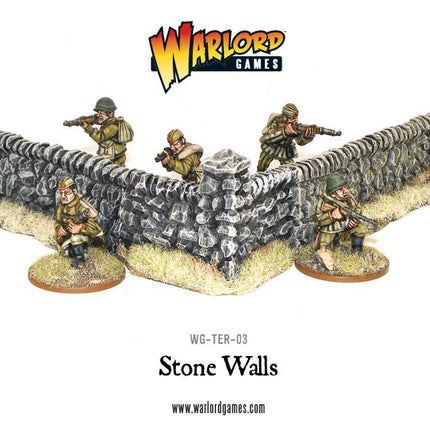 Rorke's Drift Undamaged Stone Walls - Gelände - Warlord Games - WG-TER-03