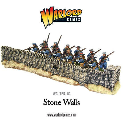 Rorke's Drift Undamaged Stone Walls - Gelände - Warlord Games - WG-TER-03