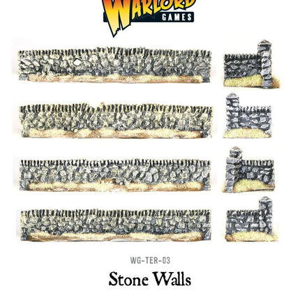 Rorke's Drift Undamaged Stone Walls - Gelände - Warlord Games - WG-TER-03
