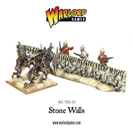 Rorke's Drift Undamaged Stone Walls - Gelände - Warlord Games - WG-TER-03