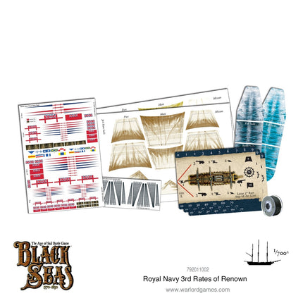 Royal Navy 3rd Rates of Renown - Schiffe - Warlord Games - 792011002