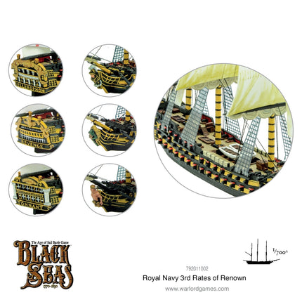 Royal Navy 3rd Rates of Renown - Schiffe - Warlord Games - 792011002